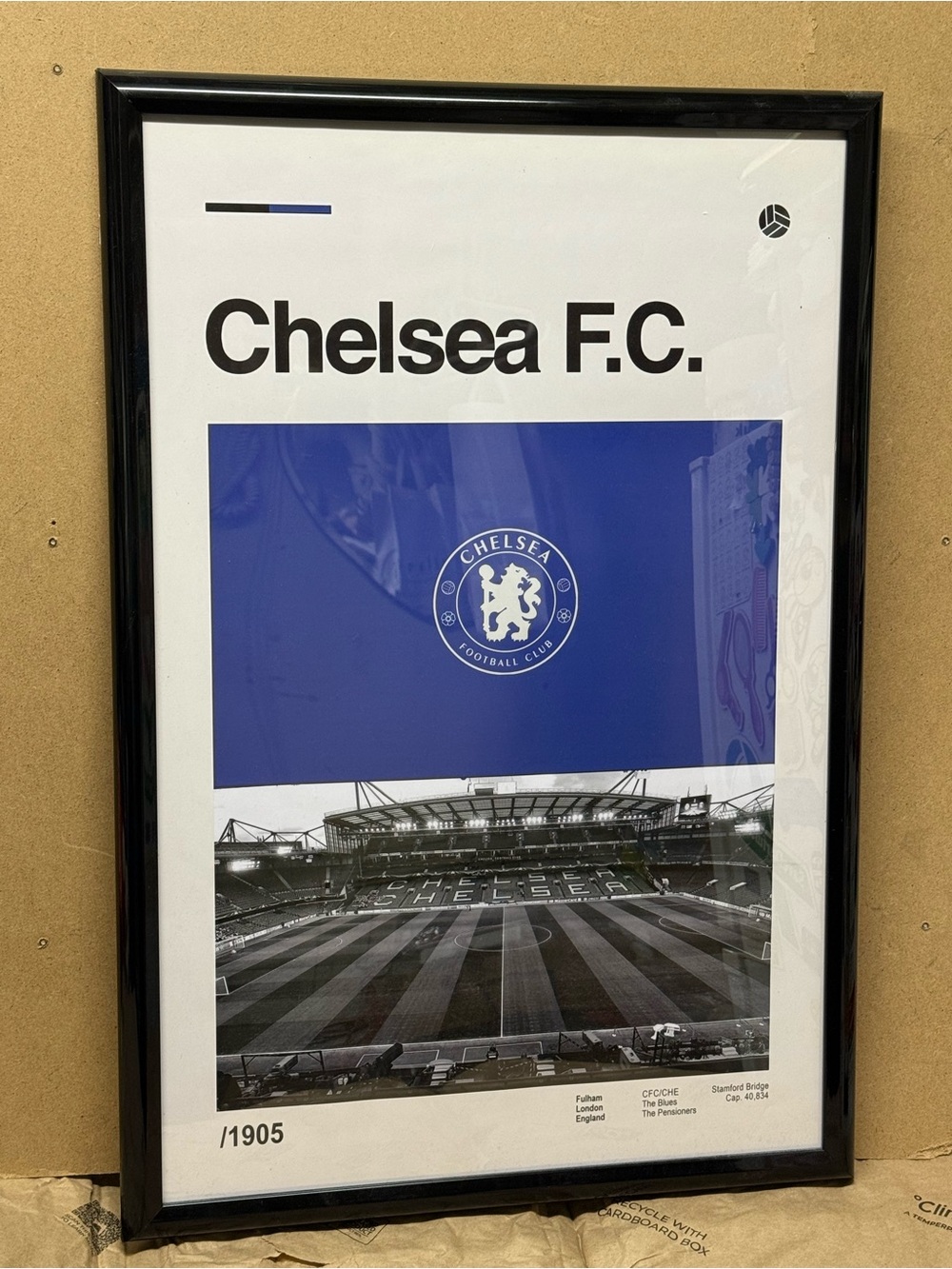 ‘Chelsea F.C.’ Accent Poster Art